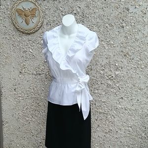 Wrap style blouse